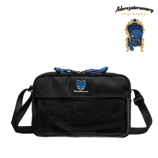 【クリックポスト/時間指定不可】【Adorozatorumary】 140-41 横型 ショルダーバッグ サンリオ ado コラボ 推し活 痛バッグ ライブ レディース ブラック