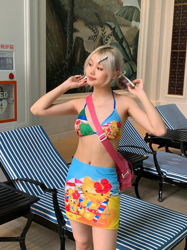 ハローキティ 水着 フィギュア 2025年2個セット ハローキティ 水着 フィギュア 2025年2個セット ハローキティ 水着