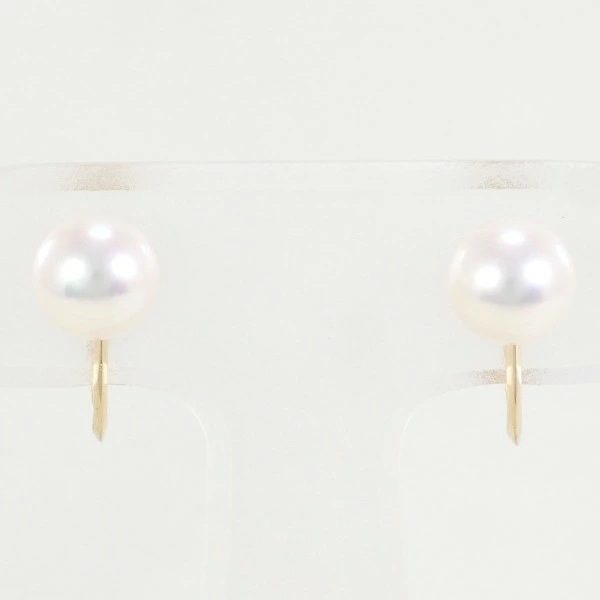 K18 18金 YG イエローゴールド イヤリング パール(真珠) ジュエリー 中古