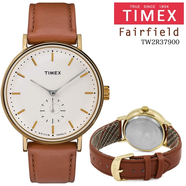 並行輸入品 TIMEX (タイメックス) Fairfield（フェアフィールド サブセコンド タン） TW2R37900　41mm　ユニセックス 腕時計