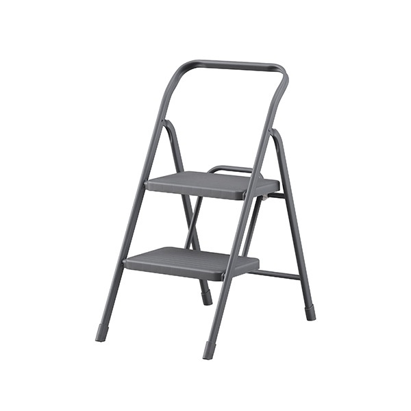 OSU-2R ダークグレー 折りたたみステップ 2段 メーカー直送