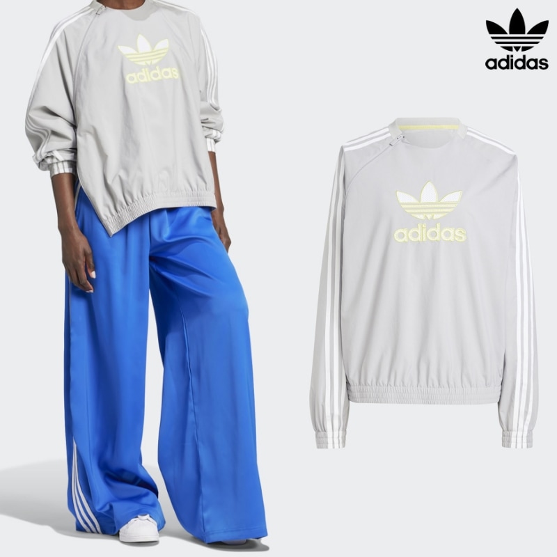 [ADIDAS] アディダス レディース Adilenium シーズン2 クルーネックスウェット グレーツー / GREY