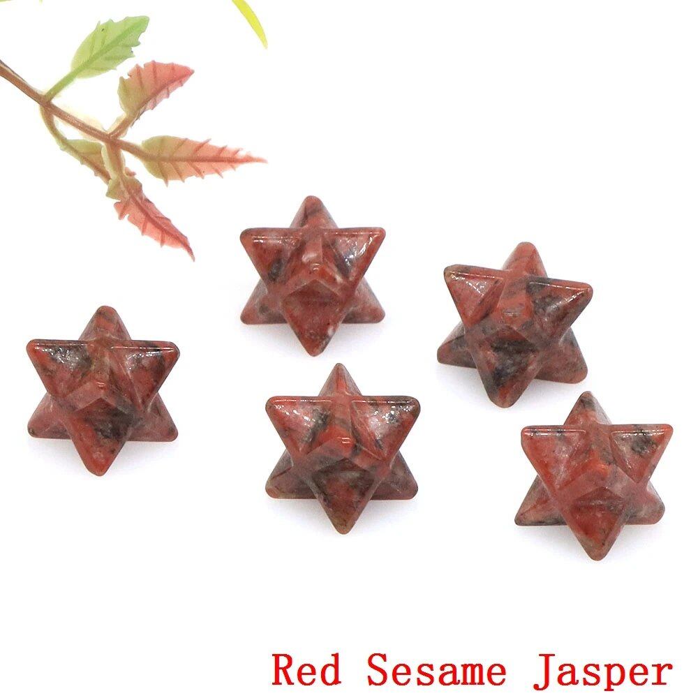 13mm メルカバスター 天然チャクラクォーツストーン クリスタル ウィッカ レイキヒーリング エネルギー ジェム プロテクション DIYジュエリー デコレーション 卸売 サイズ：40個入り 色_7