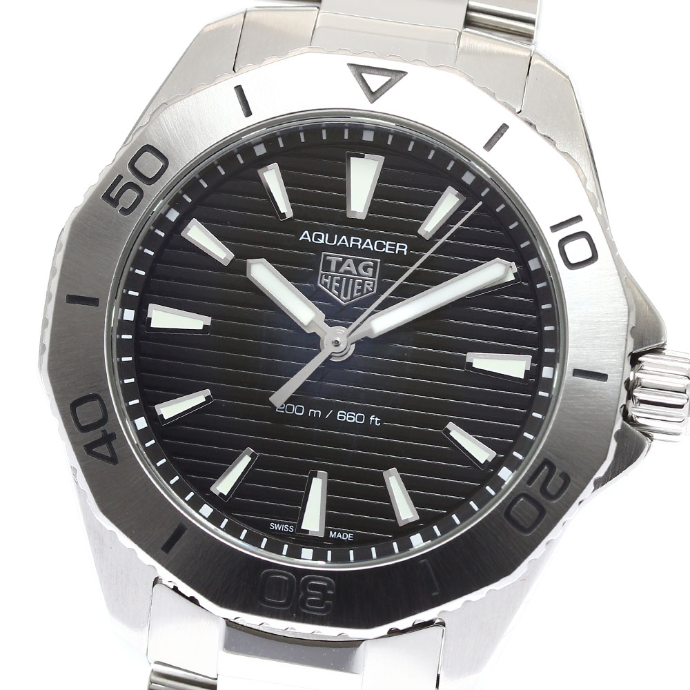 タグホイヤー TAG HEUER WBP1110 アクアレーサー プロフェッショナル 200 クォーツ メンズ 箱・保証書付き_906129【中古】 99,550円