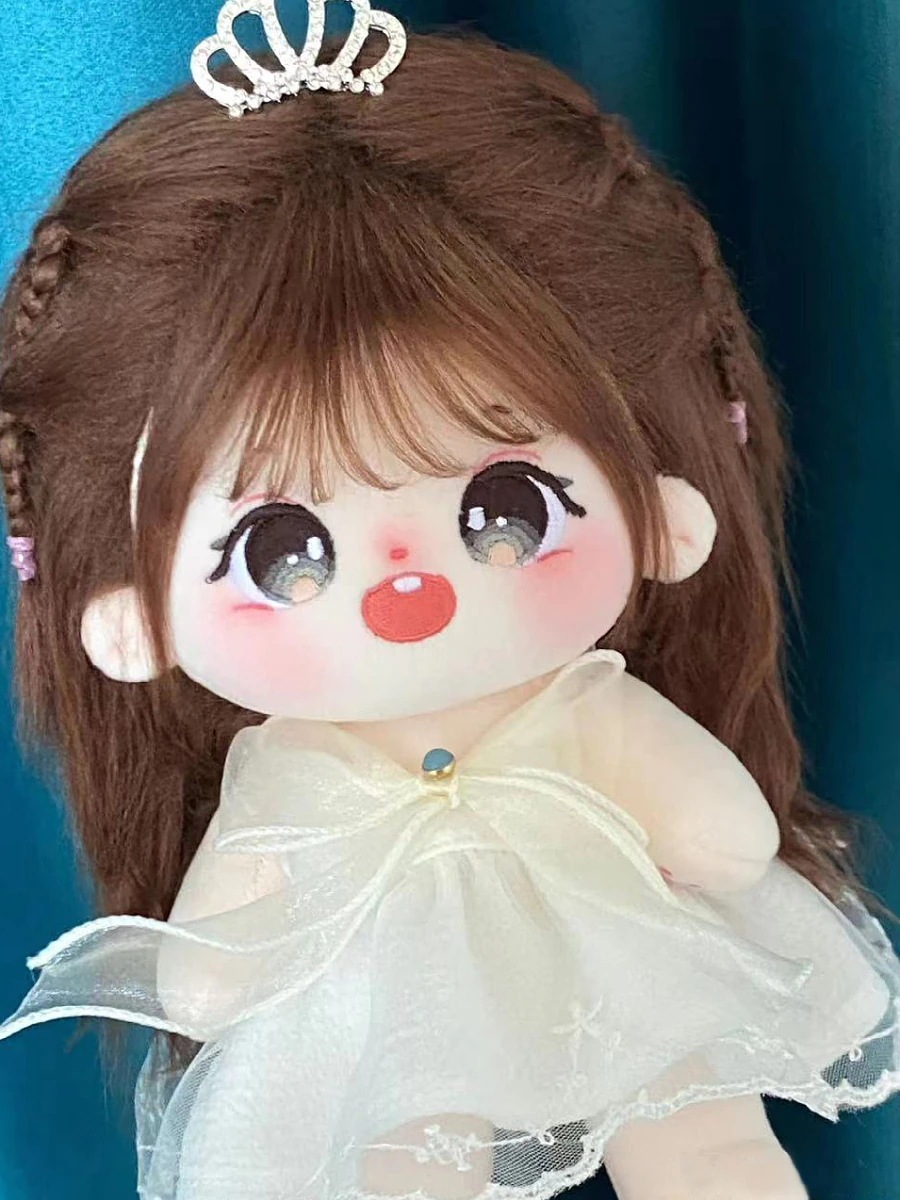 【激安本日限定】コットンドール20cmJiumeiぬいぐるみ女の子フライドヘアヌードベビー変形可能ヒューマノイド人形女の子へのギフトとして