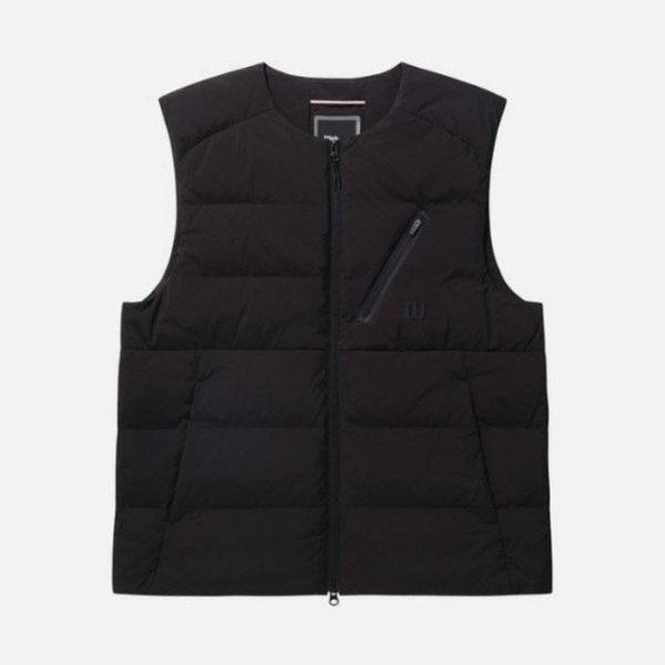 ベスト JQS W243001TDV91-BLK スマッシュライトグースダウンベスト