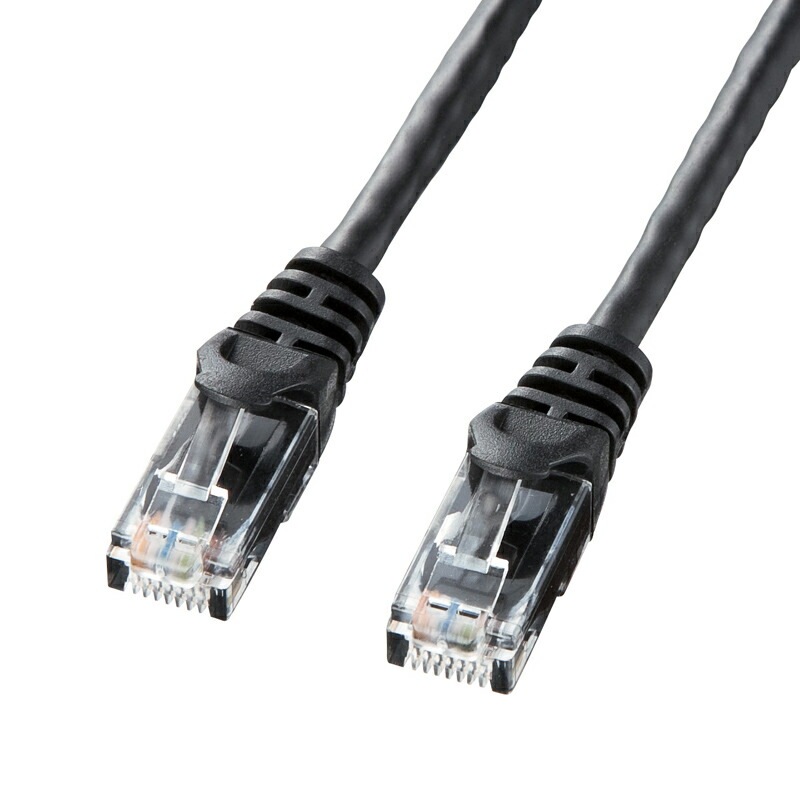 （まとめ買い）カテゴリ6UTP LANケーブル 10m ブラック LA-Y6-10BK [x3]