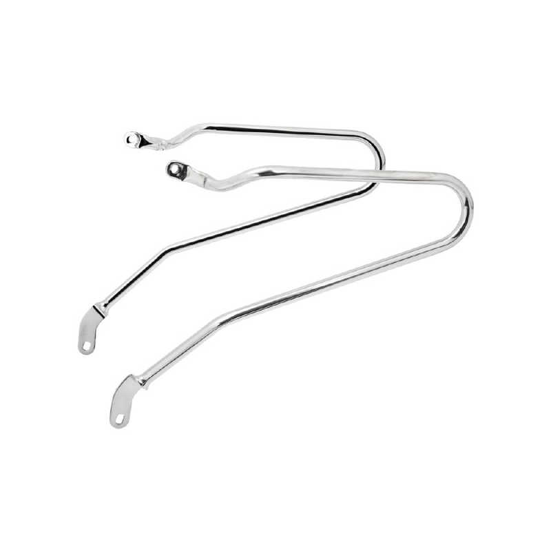 モートーン　サドルバッグサポート 左右 Bonneville Bobber (17-25) Speedmaster (18-25) ポリッシュ　MCB003