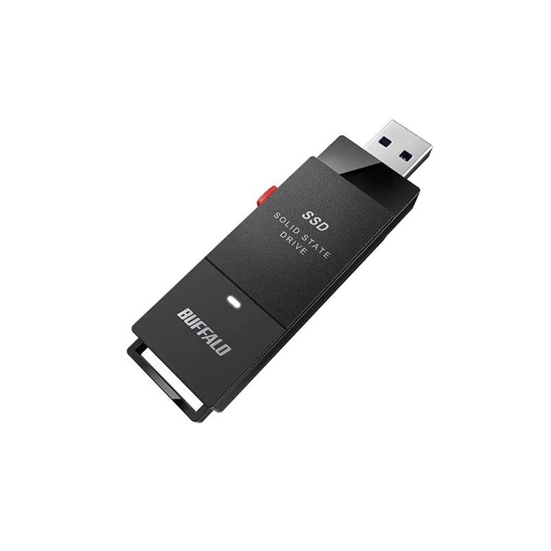 メーカー公式 バッファロー SSD-PG250U3-BC SSD 250GB 黒