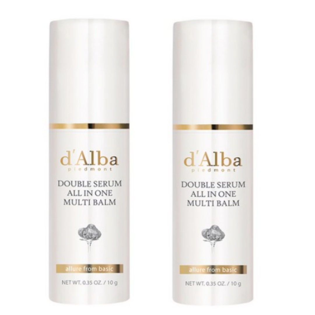 ダブルセラム オールインワンマルチバーム 10g×2本 目元首元のハリ肌色ケア スティックタイプ 携帯便利 オールインワンスキンケア スキンバリア形成 肌なじみ テスト済み クリームオールインワン