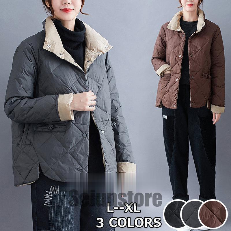 ダウンジャケット レディース 秋冬 ダウンコート ダウン ショート丈 ダウンジャケット アウター おしゃれ 秋冬アウター カジュアル ゆったり 防寒 通勤 コーデ 4,736円