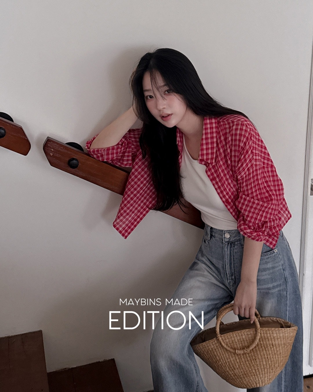 [MADE] ジェスチェックシャツ韓国ファッション レディース