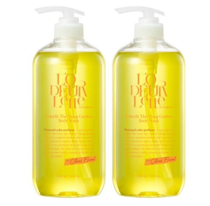 カラーフィット ボディウォッシュ イランイランガーデン（シトラスフローラル香り） 1L × 2本セット