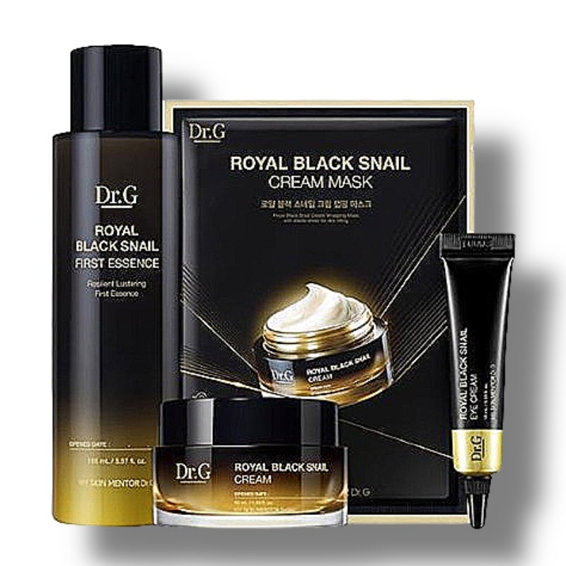 ロイヤルブラックスネイルスペシャルセット (エッセンス165ml+クリーム50ml+アイクリーム10ml+マスクパック1ea)