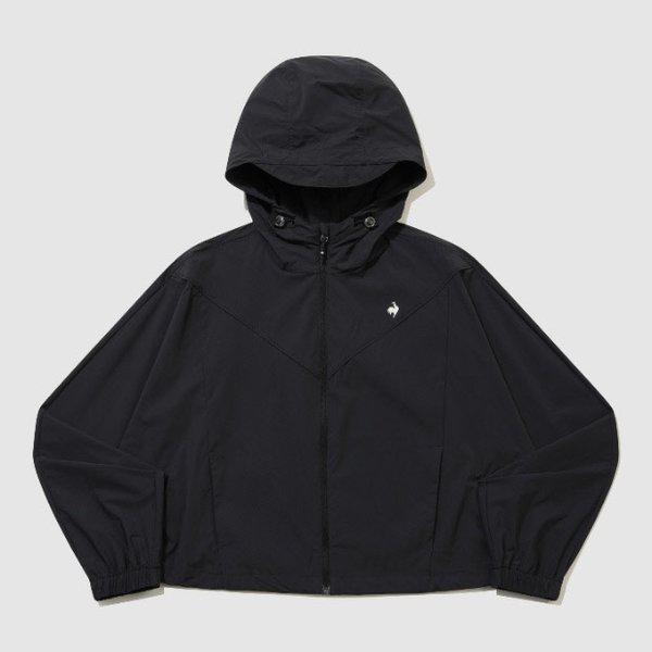 M ジャケット BQK QR222OJK41-BLK 女性用シェードオン軽量ウーブンルーズフィットジャケット / ブラック