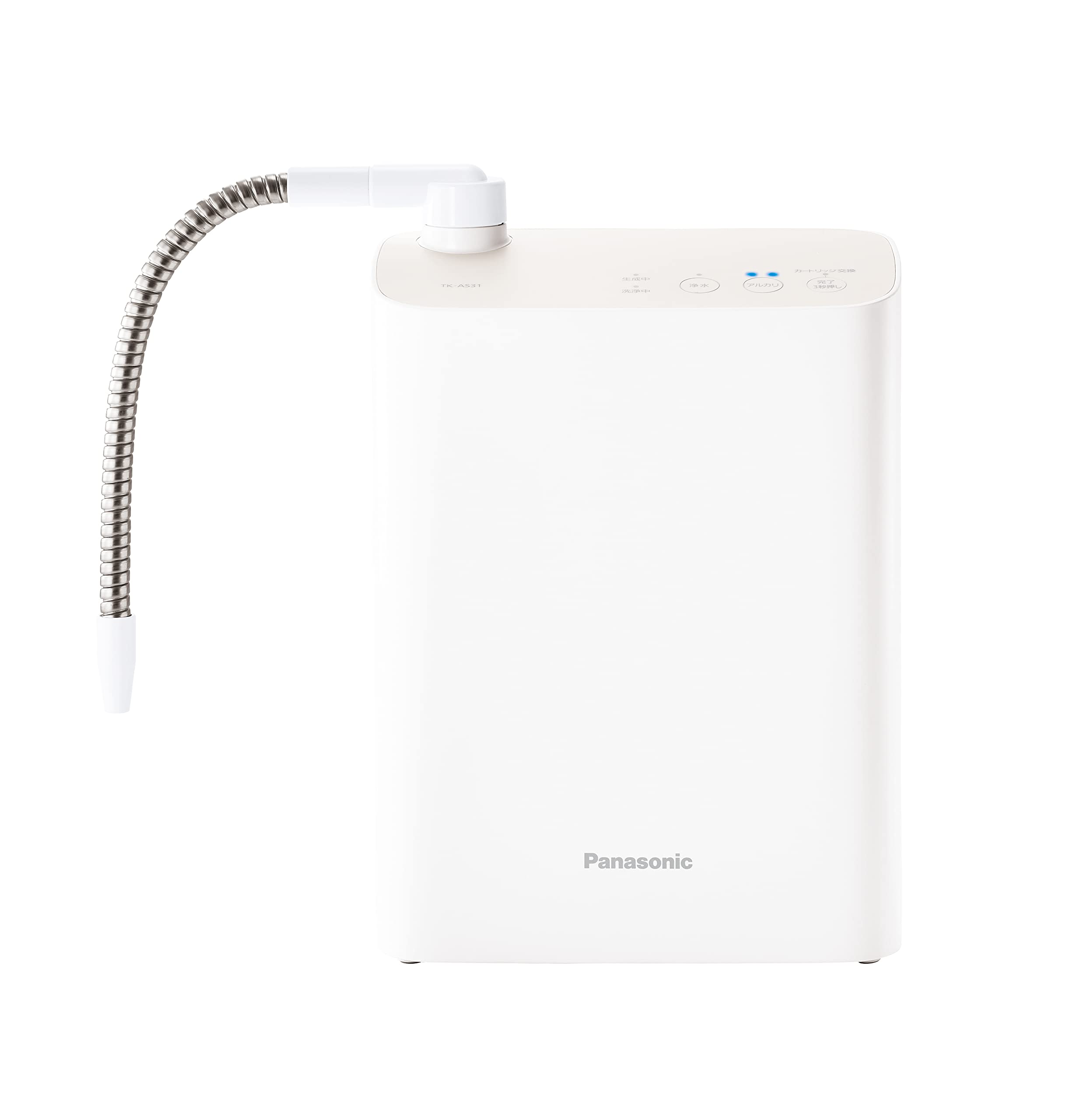 パナソニック アルカリイオン整水器 コンパクト 19物質除去 有機フッ素化合物 PFOS/PFOA除去対応 日本製 ホワイト TK-AS31-W 24,041円
