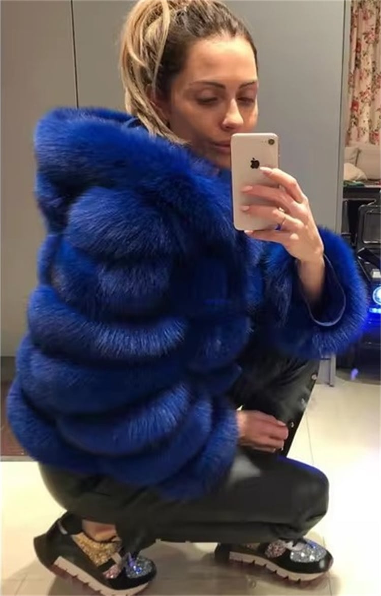 激安セール 擬皮草コート 中長セクション 帽子付き 2024秋冬 あったかグッズ コート キツネ毛皮草コート ファーコート 欧美風 毛皮コート