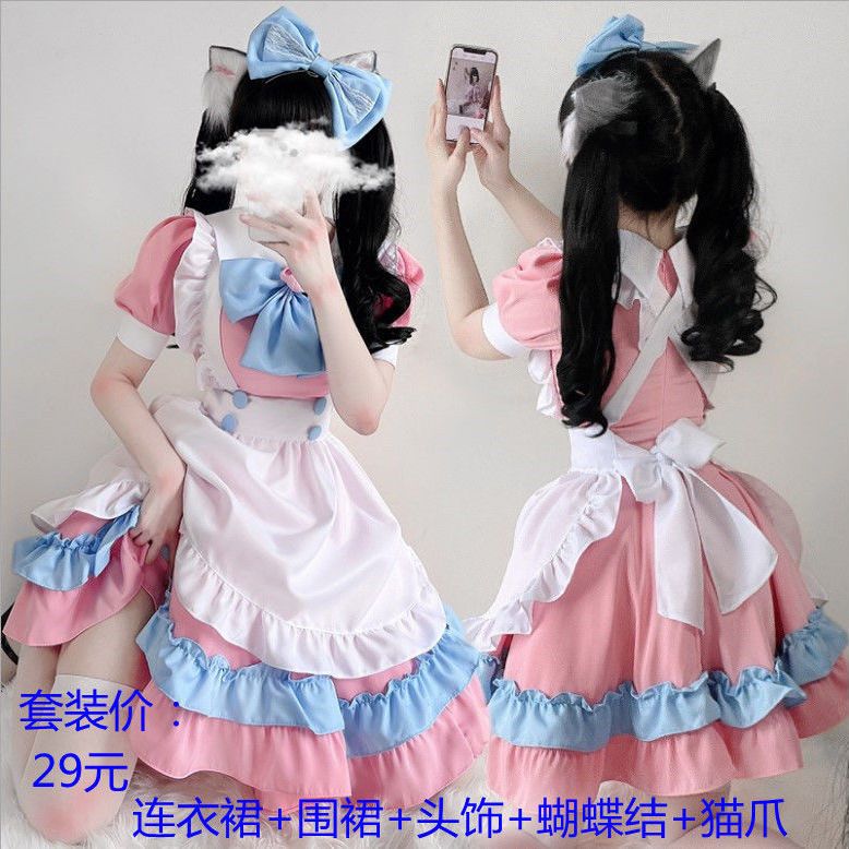 ほぼ未使用 コスプレ メイド アイドルジャケットメイド