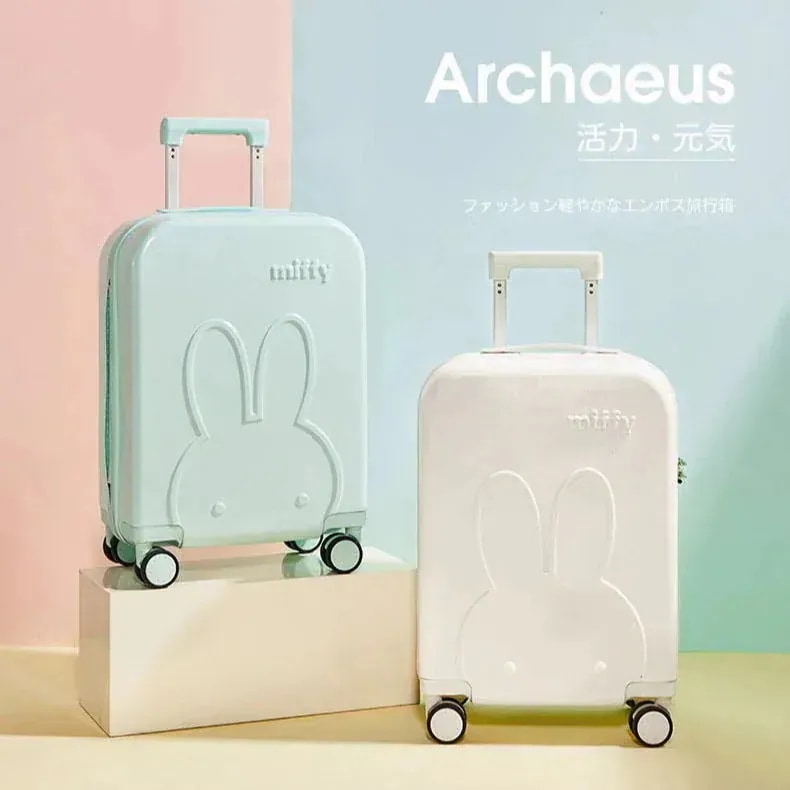 ミッフィー 2type 6色 可愛い スーツケース キャリーケース アルミフレーム 機内持ち込み 軽量 360回転キャスタ TSAロック 大容量 インチ 旅行バッグ 11,136円