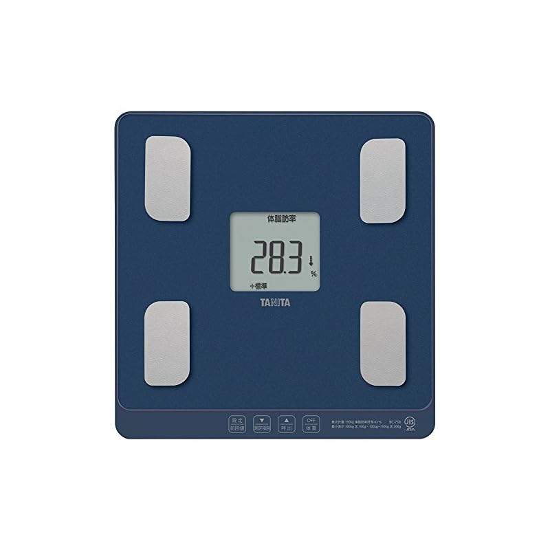 【3日以内発送】タニタ 体組成計 自動認識 乗るピタ機能で簡単測定/マイサポ機能で測定応援 BC-758 BL ブルー