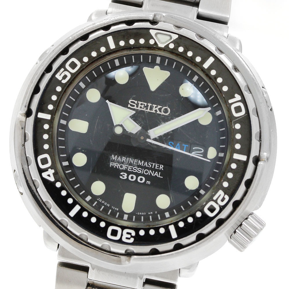 セイコー SEIKO SBBN031/7C46-0AG0 プロスペックス マリーンマスター デイデイト クォーツ メンズ _943331【中古】