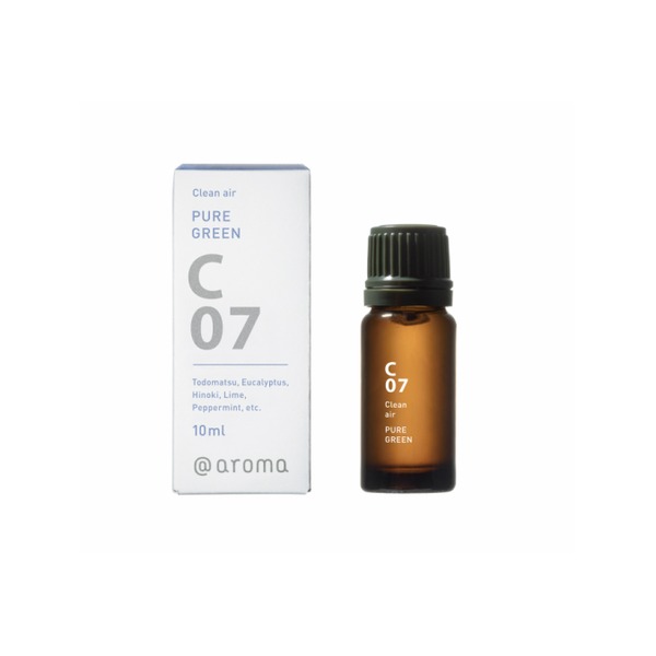 アットアロマ エッセンシャルオイル2本セット C07 ピュアグリーン 10ml