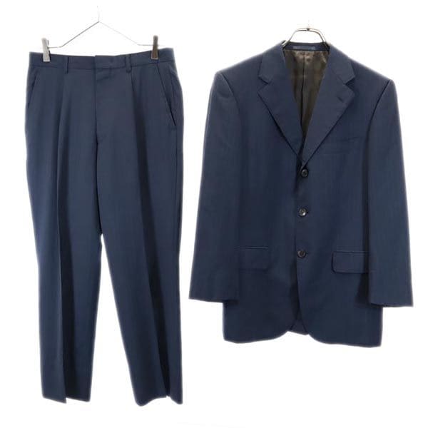 クリスチャンオラーニ スーツ 上下セットアップ 90A4 ネイビー系 CHRISTIANORANI テーラードジャケット ロングパンツ メンズ