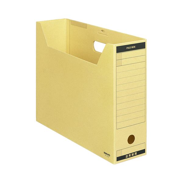 (まとめ) コクヨ ファイルボックス-FS(Aタイプ) B4ヨコ 背幅102mm B4-LFBN 1セット(5冊) (×5セット)