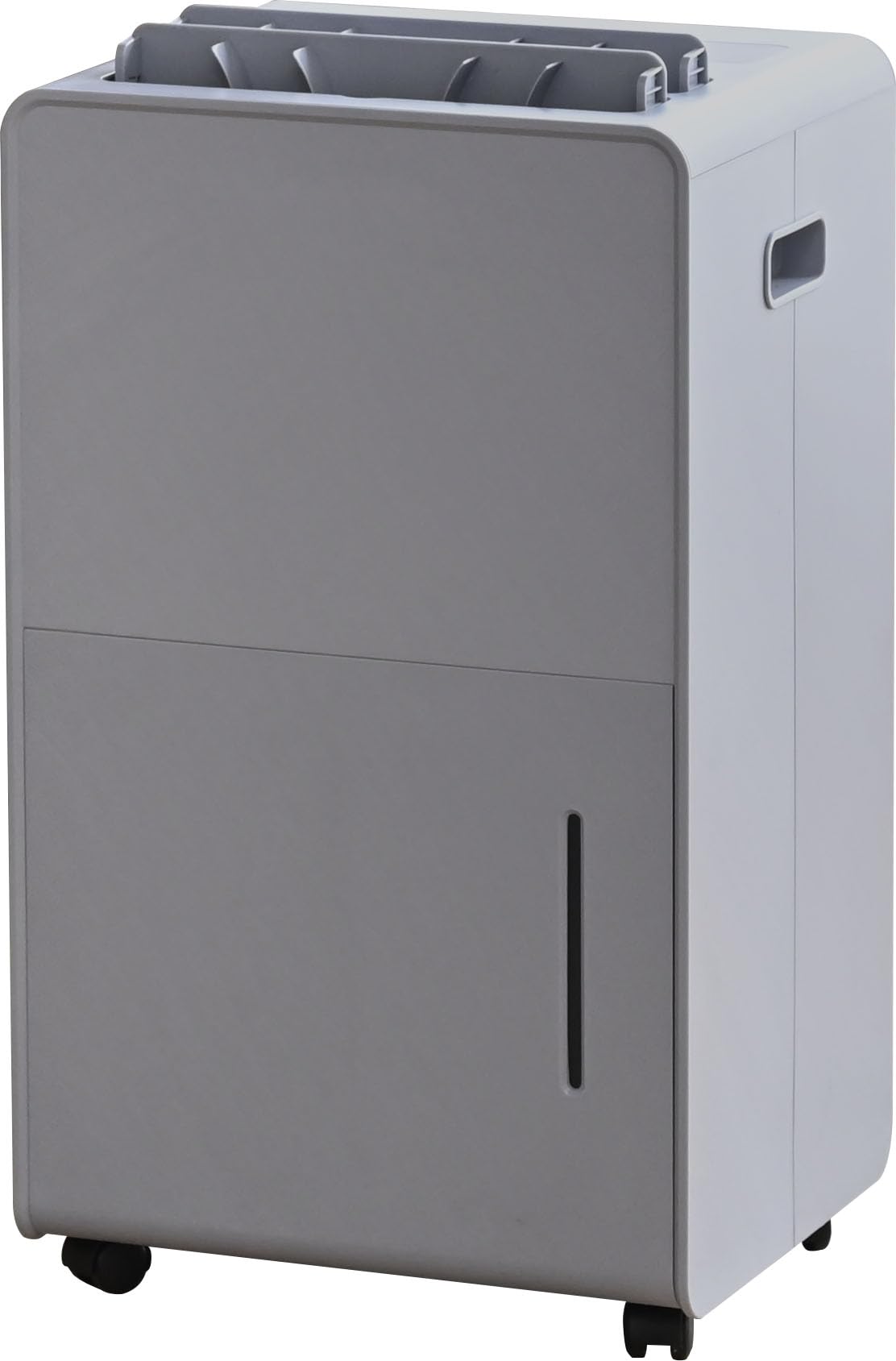 除湿機 衣類乾燥 除湿器 コンプレッサー式 小型 強力除湿 除湿量 6.0L 衣類乾燥モード 湿度コントロール運転 切タイマー キャスター付き ライトグレー EDC-H60(LGR)