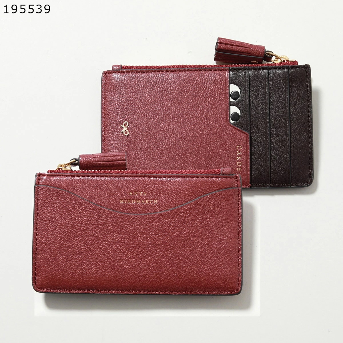 ANYA HINDMARCH アニヤハインドマーチ コインケース カードケース Peeping Eyes Zipped Card Case 191180 159913 174664 188036 19