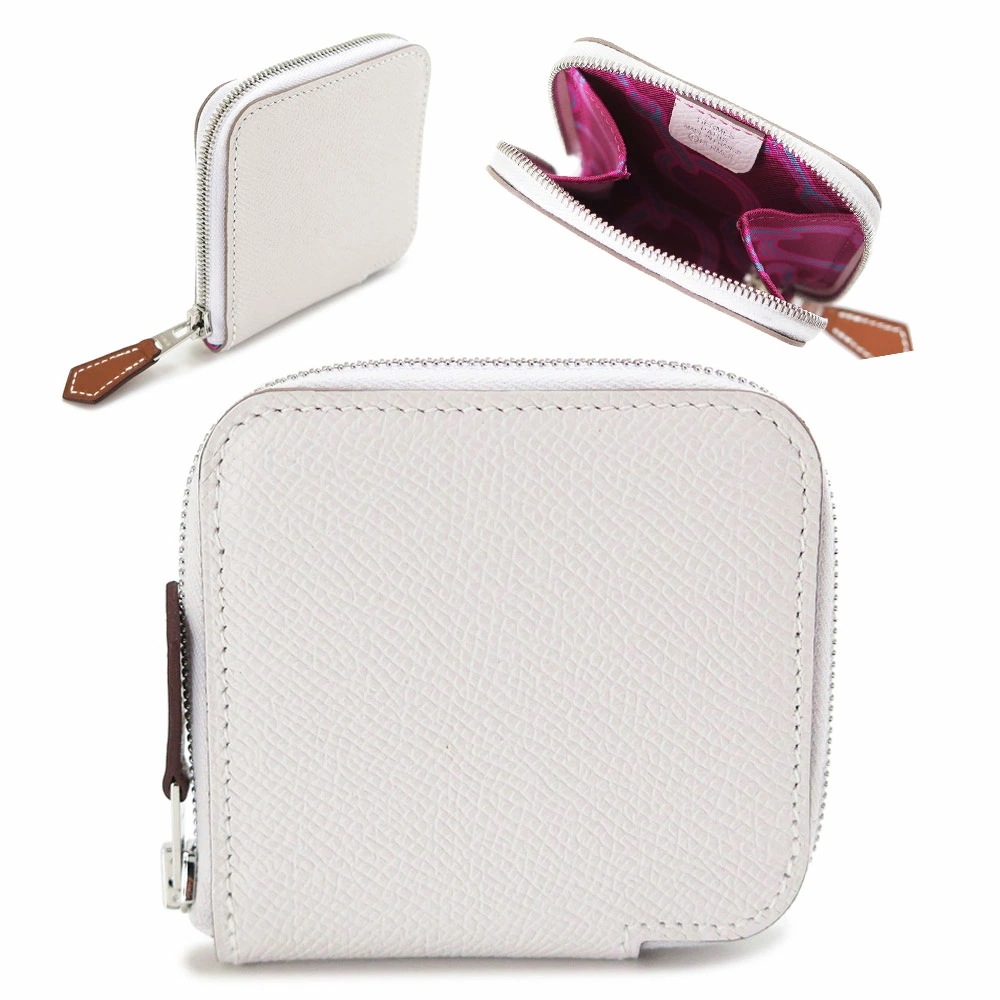 コインケース レディース アザップ シルクイン 小銭入れ 財布 エプソン レザー シルク グリペール