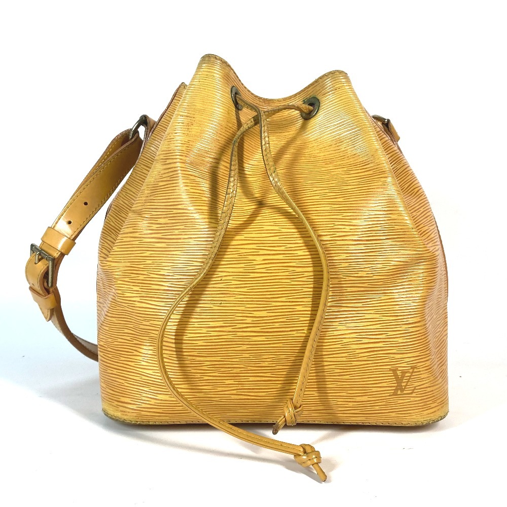 ショルダーバッグ M44109 プチノエ エピ カバン 巾着 バケツ型 ハンドバッグ エピレザー タッシリイエロー イエロー