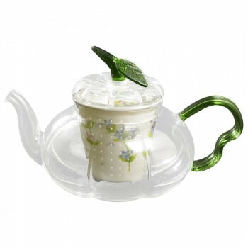 有田焼 セランドグラス パンプキンポットG 600cc 誕生花 9月 りんどう PG-600 4,321円