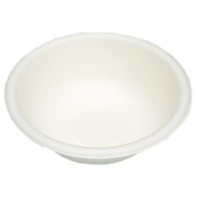 パルプモールド容器　モールド丸皿 15cm深　MM-9　無地　152×47mm　50枚×36入【メーカー直送・代引き不可・時間指定不可・沖縄離島不可】