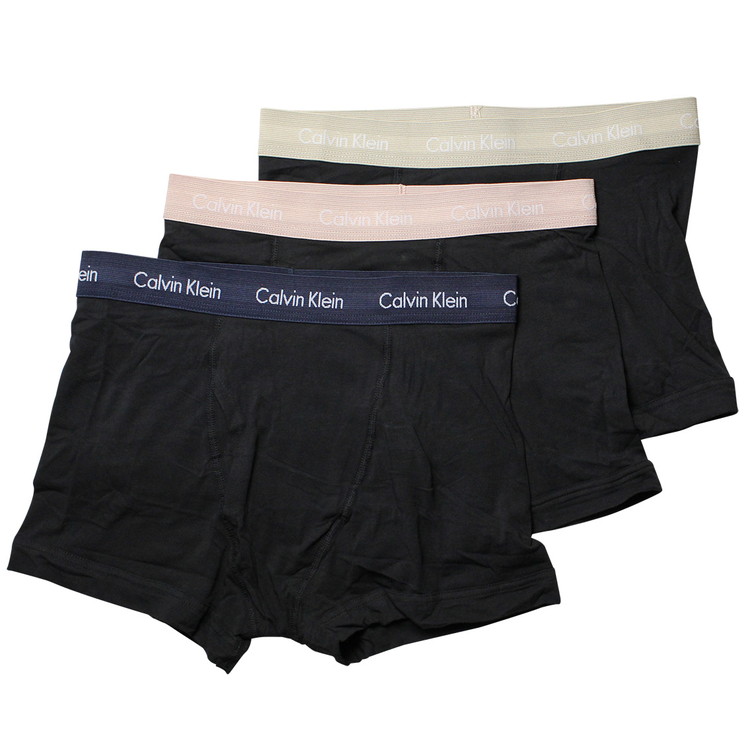 COTTON STRETCH ボクサーパンツ 3PK [ブラック]【NB2614-001】