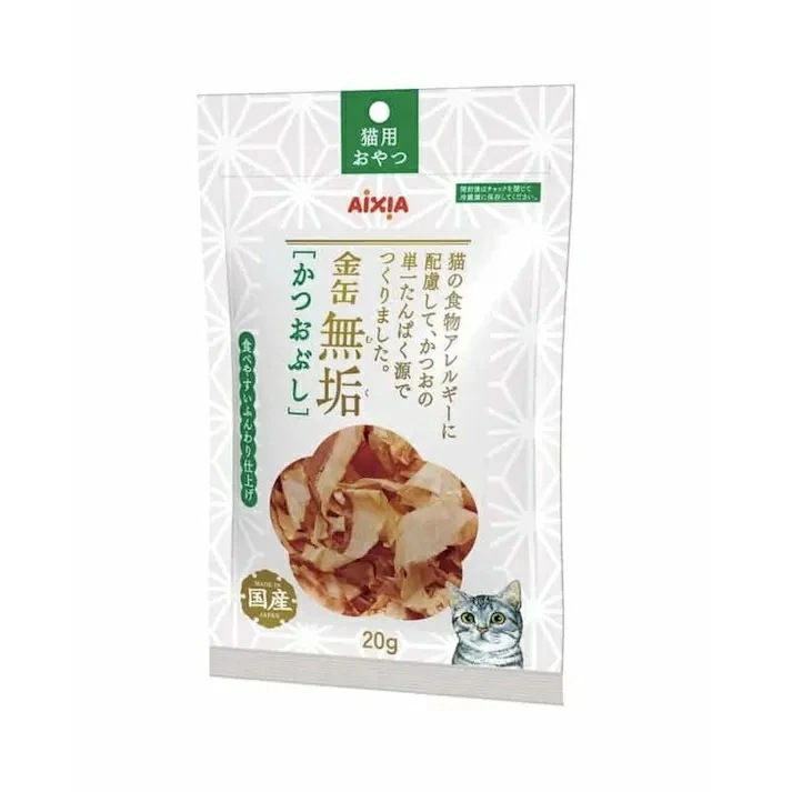 【60個セット】 アイシア 金缶無垢かつおぶし20g