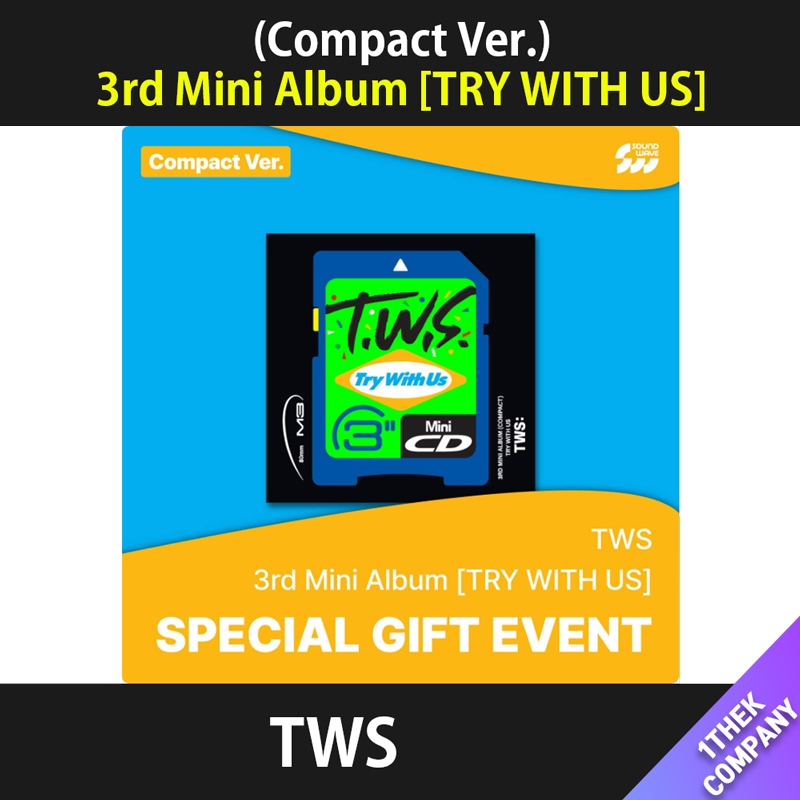 [全種７種セット]（オンライン特典）(Compact Ver.) TWS - 3rd Mini Album [TRY WITH US]