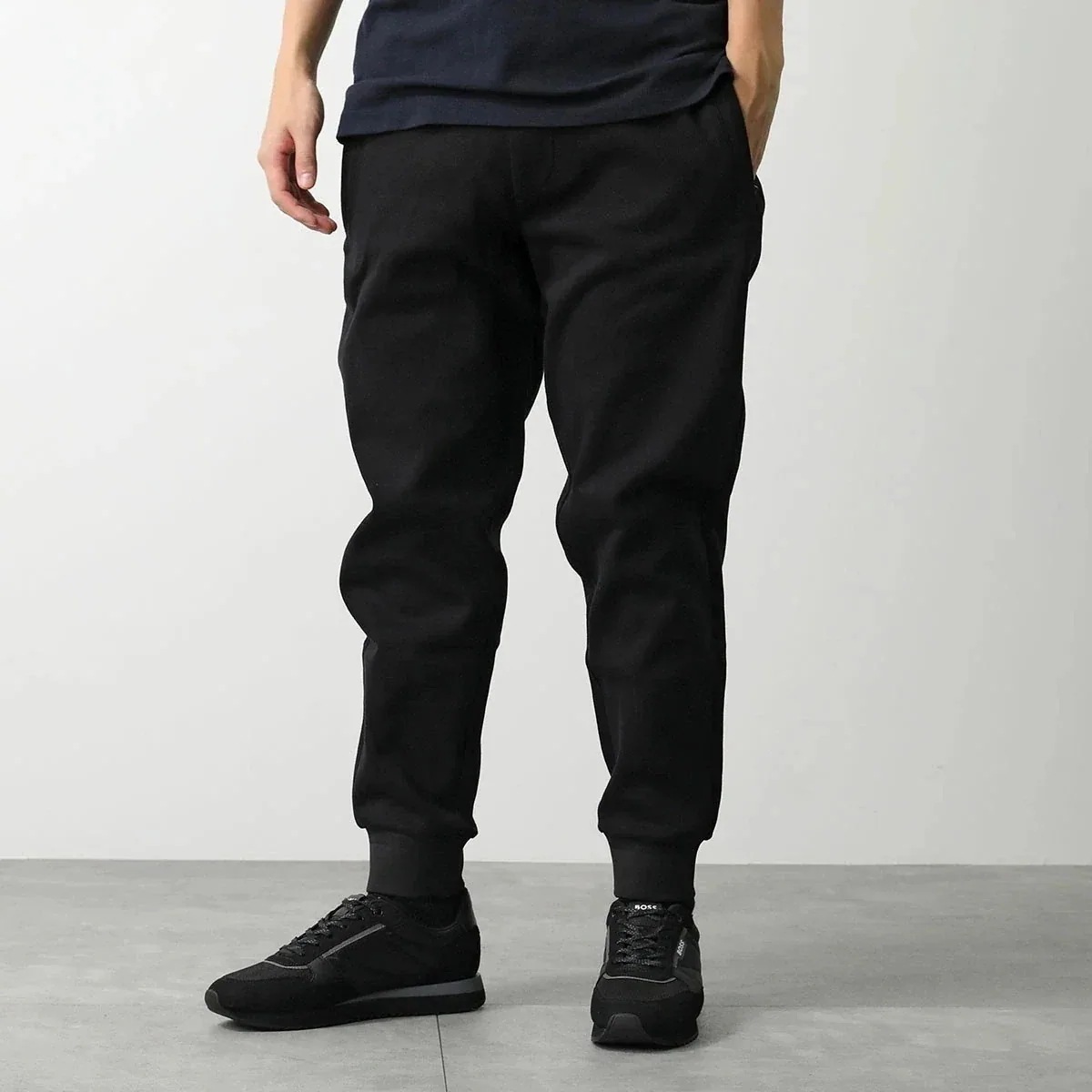 HUGO BOSS ヒューゴボス スウェットパンツ 50532772 メンズ ロゴ コットン混紡 ジョガーパンツ ストレッチ 001 【mega】