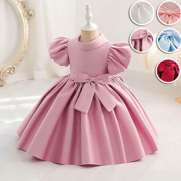 ピアノ発表会 ドレス 子供ドレス 袖あり 半袖付き 演奏会 姫系 中学生 ショートドレス ひざ丈 ワンピース 女の子 キッズドレス　ガール フラワーガール ベールガール リングガール プリンセスドレス