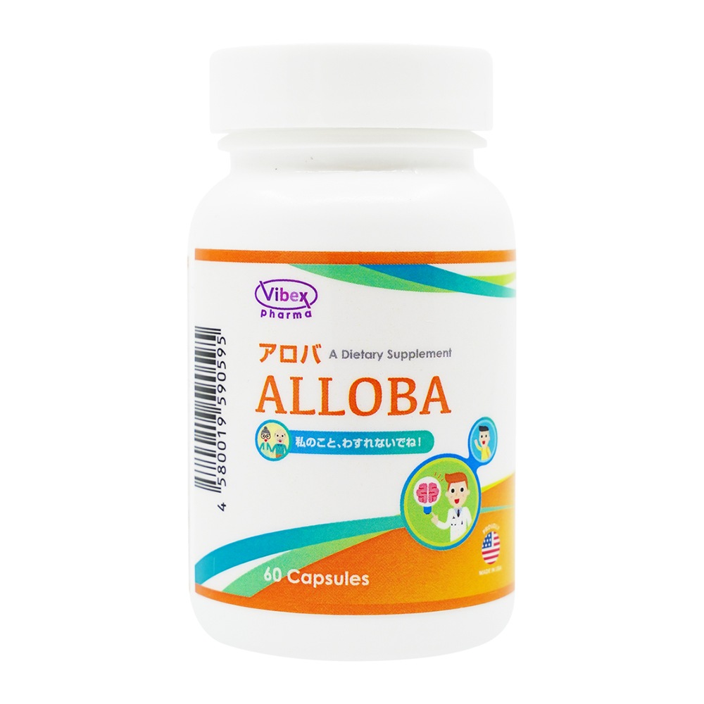 【誠実】 アロバ 60カプセルx1個 バイベックス製薬(VIBEX) ダイエットサプリメント