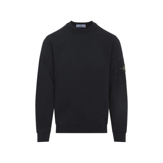 STONE ISLAND Men Sweatshirts 156100019 S0410 V0020 BLACK