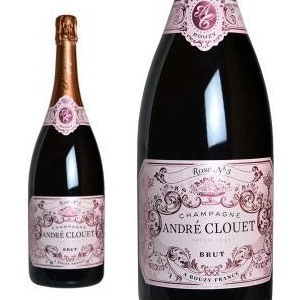 【大型ボトル】 アンドレ クルエ シャンパーニュ (グラン クリュ 特級) ブリュット ロゼ 大型マグナムサイズ (1,500ml) AOC ロゼ シャンパーニュ 正規 辛口 マグナム 1500ml