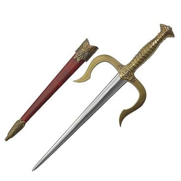 模造刀 サイ ディフェンス ダガー ゴールド デニックス DENIX 4178/L 46.5cm レプリカ 剣 刀 ソード 西洋 コスプレ 短刀 釵 沖縄