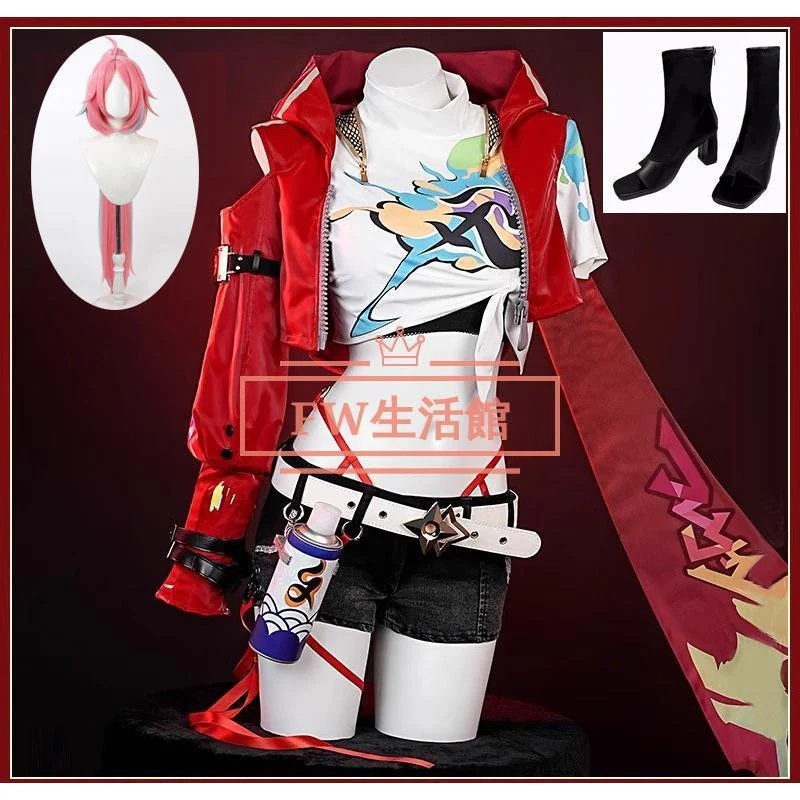 2026人気販売!崩壊：スターレイル 風 三月なのか みつき 仙舟 コスプレ衣装 ウィッグ 靴 道具 cosplay ハロウィン 演出服 変装