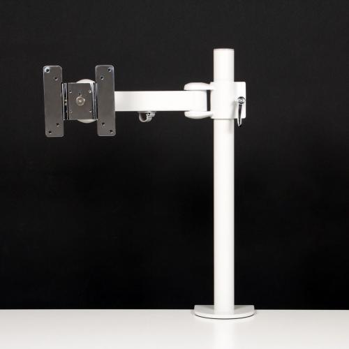 3軸式くねくねモニターアーム(ホワイト)
