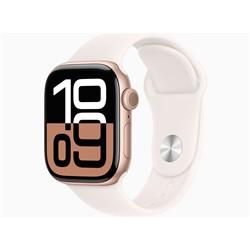 【新品/在庫あり】Apple Watch Series 10 GPSモデル 42mm MWWH3J/A [ローズゴールド・ライトブラッシュスポーツバンド S/M] アップルウォッチ