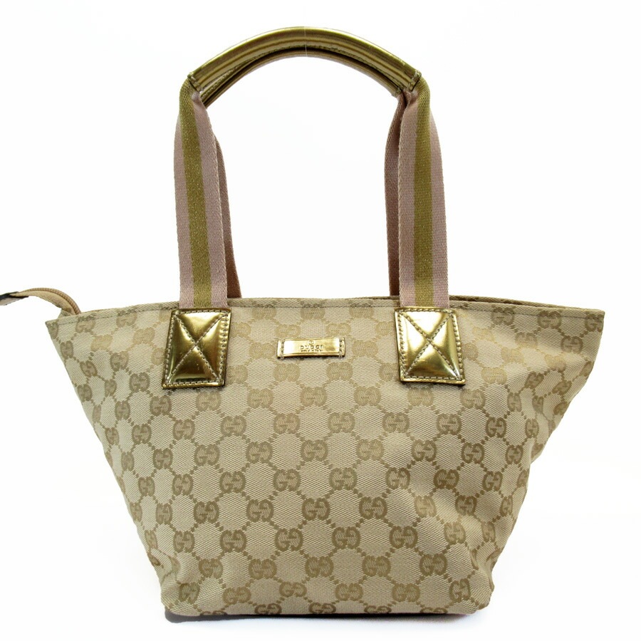 グッチ GUCCI ハンドバッグ GGキャンバス/パテントレザー ベージュ レディース 131228 t18180a