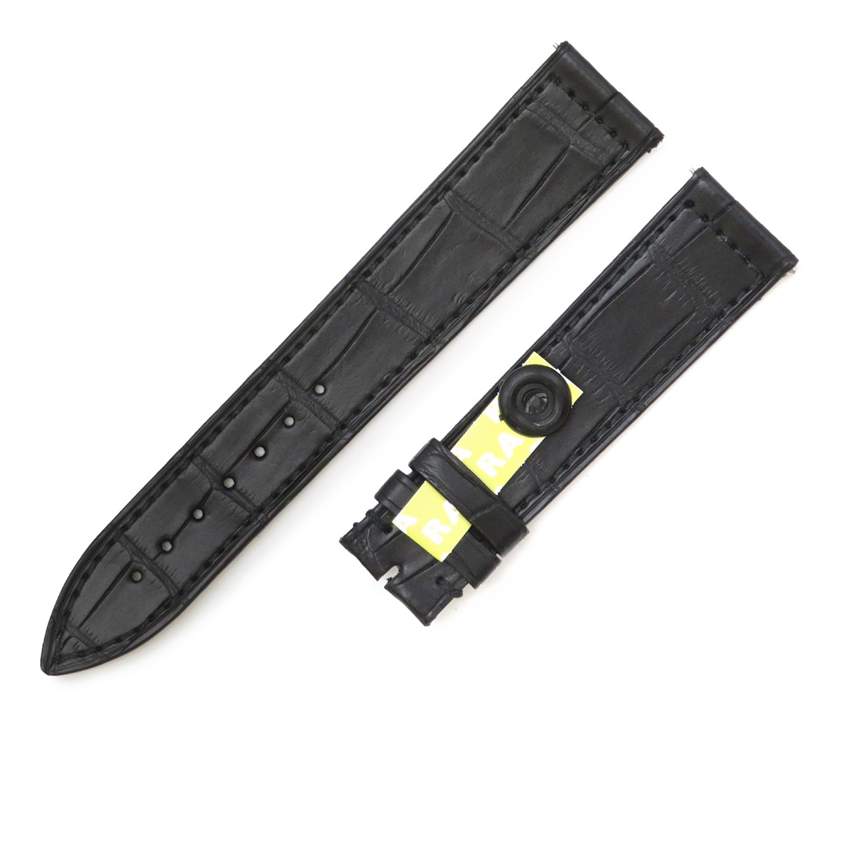 ロングアイランド(950~)/マスタースクエア(6002S)用 クロコバンド レディース 未使用 純正 18mm 黒 3年保証 19,931円