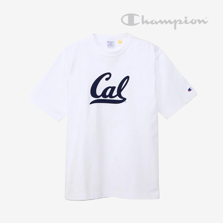 アメリカ メイド ショートスリーブ Tシャツ カリフォルニア/ホワイトｘネイビー（C5B308）