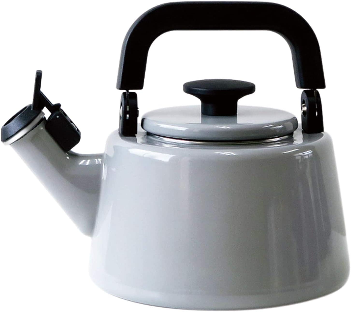 富士ホーロー Fuji Horo 笛吹き ケトル IH対応 コットン 2.1L ライトグレー CTN-2.1WK.LG 5,709円